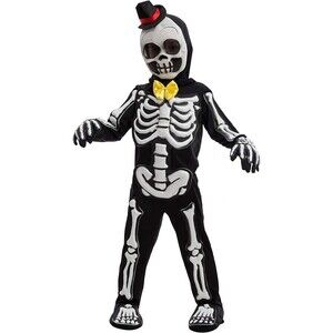 NWT Spooktacular Creations Skelebones Kids Costume Small Glow in the Dark